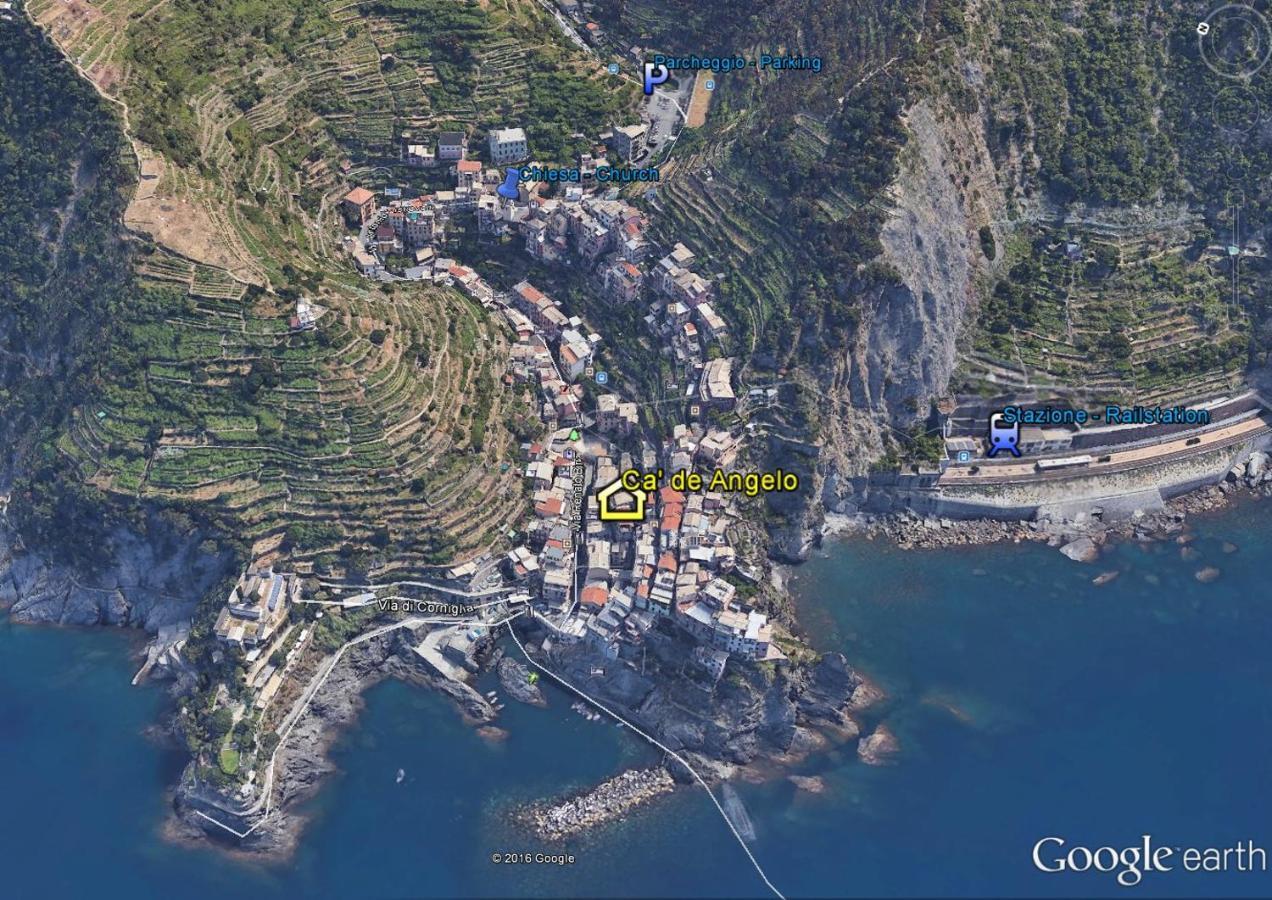 Ca De Angelo Hotell Manarola Exteriör bild
